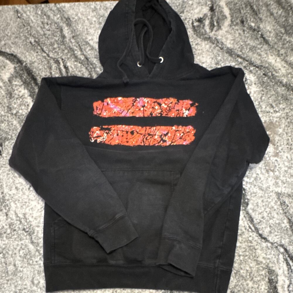 Ed Sheeran Equals Graphic Hoodie Black Concert Tour Merch Size S Sweatshirt